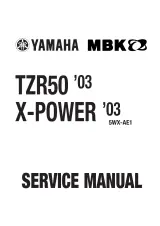 2003 Yamaha TZR50 X-Power Service & Repair Manual (P/N 5WX-AE1) – preview page 1