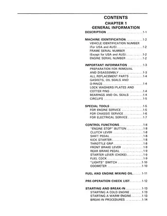 1992-1993 Yamaha WR200, WR200R repair manual Preview image 5