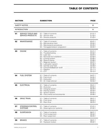 2003 Bombardier Outlander 400 shop manual Preview image 3