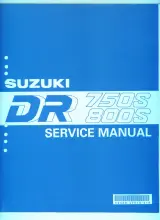 Suzuki DR750S / DR800S Service & Repair Manual, 1988–1997 (P/N 99500-47010-01E) – preview page 1
