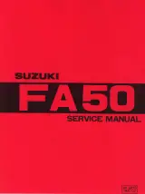 1980–1991 Suzuki FA50 Shuttle Moped Service & Repair Manual (P/N SR-0570 (E)-03) – preview page 1