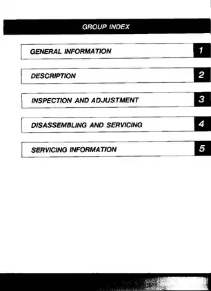 1985-1990 Suzuki GS250FWS, GS250 service manual Preview image 4