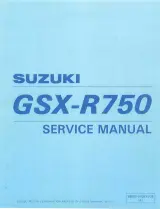 1996–1999 Suzuki GSX-R750 Service Manual (P/N 99500-37083-03E) – preview page 1