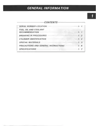 1986-1990 Suzuki GV1400 Cavalcade GD, Cavalcade GT service manual Preview image 5