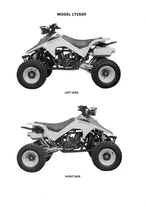 Suzuki Suzuki LT250R Service Manual - Comprehensive Maintenance Guide manual preview page 3 - thumbnail