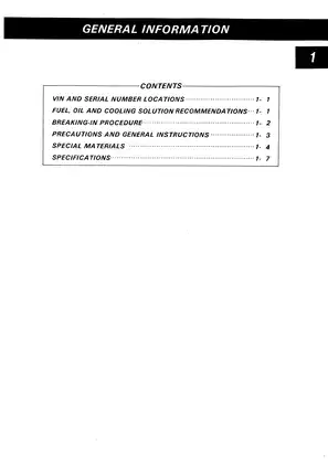 Suzuki Suzuki LT250R Service Manual - Comprehensive Maintenance Guide manual preview page 5 - thumbnail