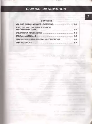 1993-1996 Suzuki RG125 Gamma service manual Preview image 1