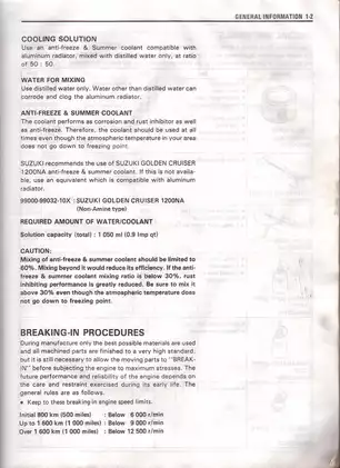 1993-1996 Suzuki RG125 Gamma service manual Preview image 3