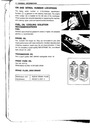 1996-2000 Suzuki RG150 service manual Preview image 3