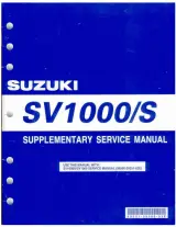 2003–2005 Suzuki SV1000/S Supplementary Service Manual (P/N 99501-39540-01E) – preview page 1