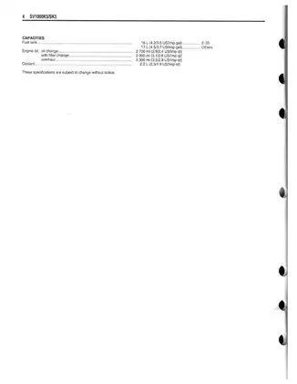 2003-2005 Suzuki SV1000/S service manual Preview image 5