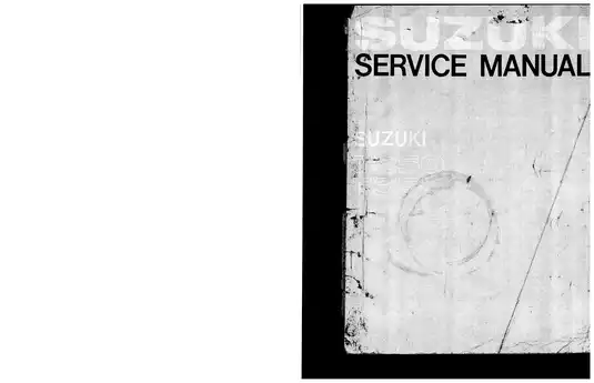 1969 Suzuki T350 Rebel service manual