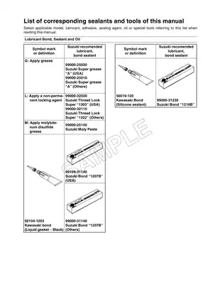 2004-2005 Suzuki VZ1600 Marauder repair, shop manual Preview image 4