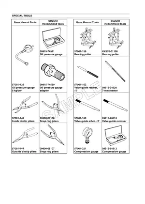 2004-2005 Suzuki VZ1600 Marauder repair, shop manual Preview image 5