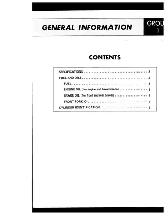 1976-1983 Suzuki GS 750 service manual Preview image 5