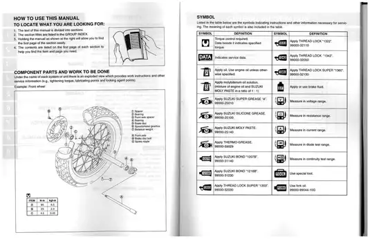 2003-2006 Suzuki RV125 VanVan service manual Preview image 2