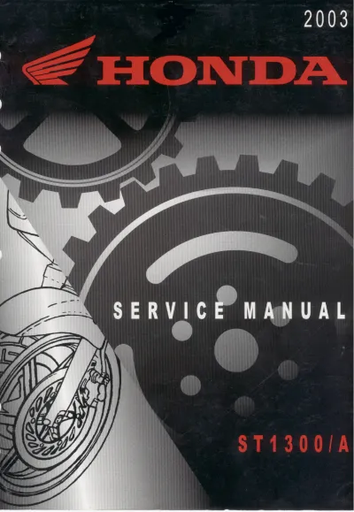 Preview: Honda ST1300/ST1300A Pan European 2003 Factory Service Manual (P/N 61MCS00)