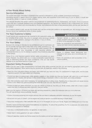 Honda ST1300/ST1300A Motorcycle Service Manual (2003) Preview image 2