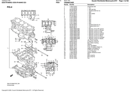 2005-2006 Suzuki GSX-R1000 service manual Preview image 4