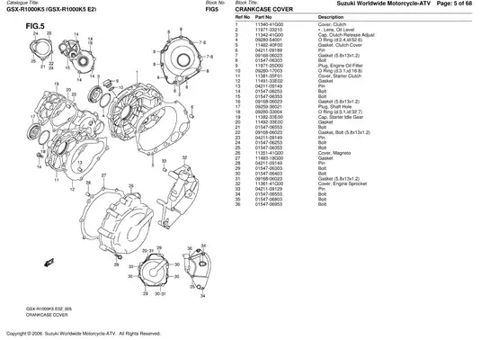 2005-2006 Suzuki GSX-R1000 service manual manual page 5 preview Suzuki 2005-2006 Suzuki GSX-R1000 service manual manual preview page 5 - thumbnail