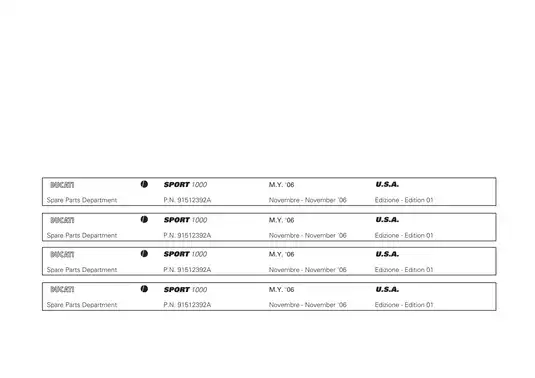 2006 Ducati SportClassic Sport 1000 repair manual Preview image 3