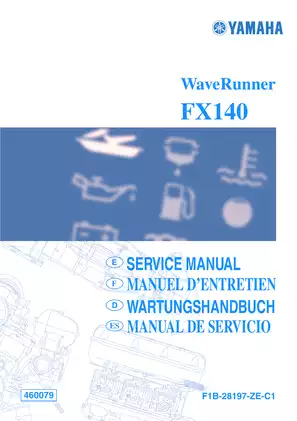 2002-2008 Yamaha FX 140, FX Cruiser WaveRunner X1000A FX1000 service manual Preview image 1