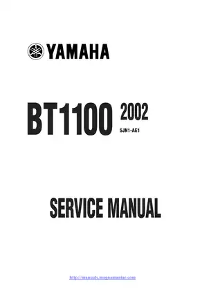 2002-2005 Yamaha BT1100 BullDog service manual Preview image 1