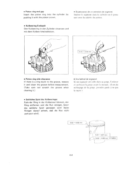 1981 Yamaha DT50, DT80, DT50MX, DT80MX Service Manual (P/N 100245)