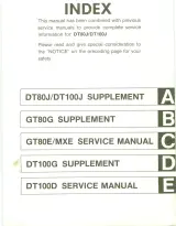1977–1982 Yamaha GT80, GTMXE, GT80G, GT80J, DT80J, DT100D, DT100G, DT100J  Factory Service & Supplementary Manual (P/N LIT-11616-03–05) – preview page 1