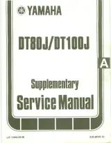 1977–1982 Yamaha GT80, GTMXE, GT80G, GT80J, DT80J, DT100D, DT100G, DT100J  Factory Service & Supplementary Manual (P/N LIT-11616-03–05) – preview page 2