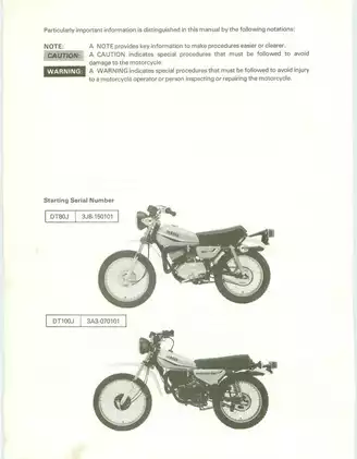 1977-1982 Yamaha GT80, DT100 service, shop and repair manual Preview image 4