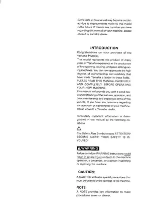2001-2006 Yamaha PW80(L) service manual Preview image 4