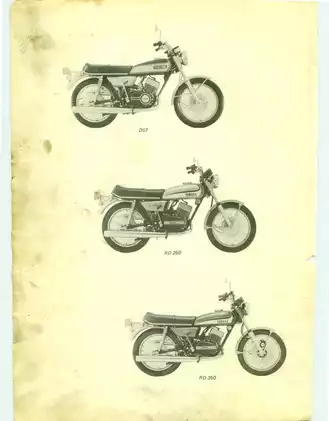 1972-1973 Yamaha RD250, RD350, DS7, R5C service and repair manual Preview image 3