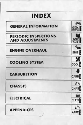 1984 Yamaha 500LC service manual Preview image 5