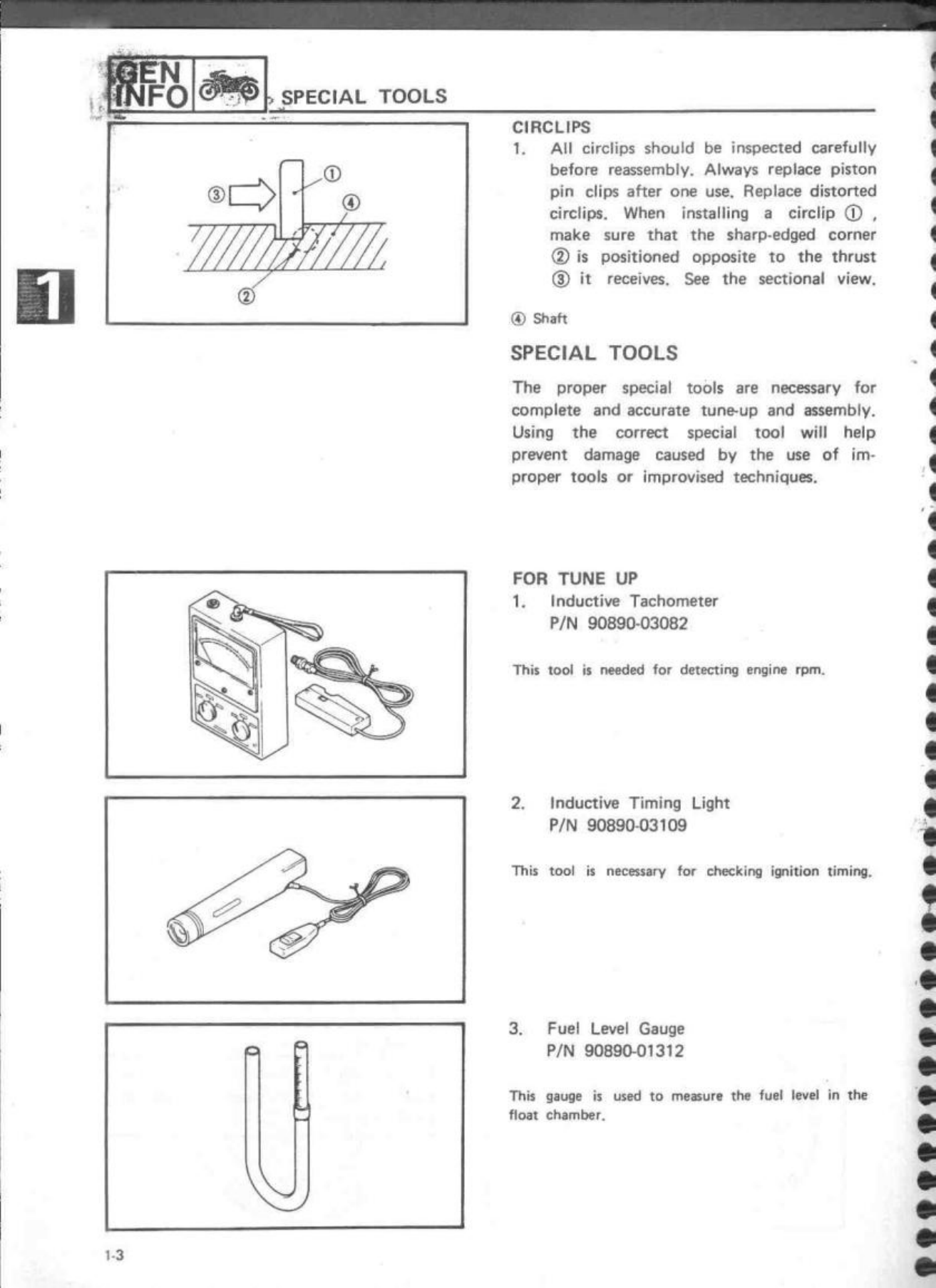 1984-1986 Yamaha RZ 500 manual Preview image 5