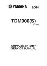 2004 Yamaha TDM900(S) Supplementary Service & Repair Manual – preview page 1