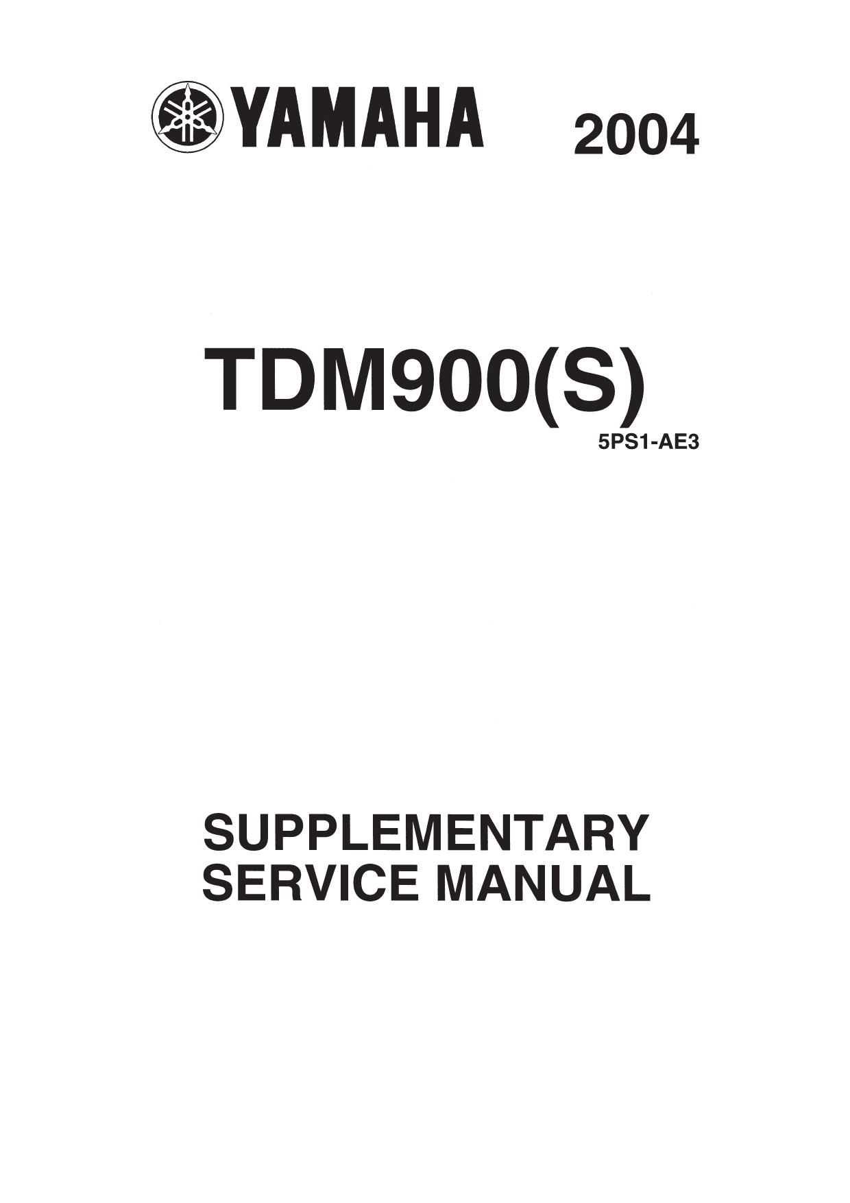 2002-2005 Yamaha TDM 900 service and repair manual Preview image 6