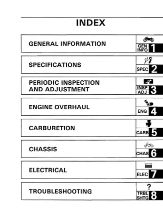 1987-2012 Yamaha TW200/E Trailway service manual Preview image 5