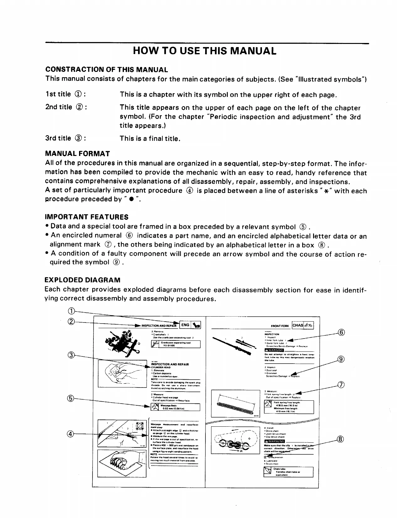 1987-2004 Yamaha Warrior 350, YFM350 ATV service and repair manual Preview image 4