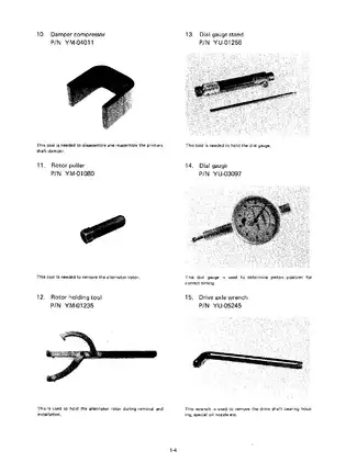 1982 Yamaha XJ1100 Maxim shop manual Preview image 4