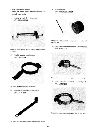 1982 Yamaha XJ1100 Maxim shop manual Preview image 5