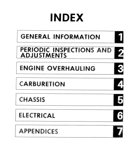 Preview: 1980 Yamaha XS850, XS850G, XS850SG Service & Repair Manual (P/N 3U8-28197-70)