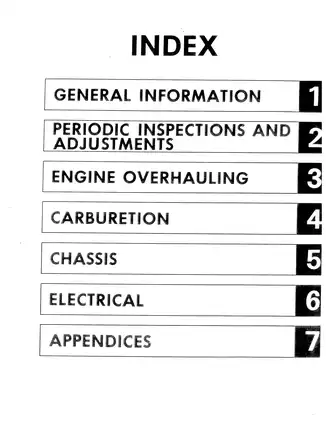 Yamaha 1980 Yamaha XS850, XS850G, XS850SG repair, service manual manual preview page 2 - thumbnail