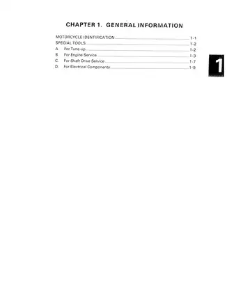Yamaha 1980 Yamaha XS850, XS850G, XS850SG repair, service manual manual preview page 3 - thumbnail