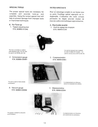 Yamaha 1980 Yamaha XS850, XS850G, XS850SG repair, service manual manual preview page 5 - thumbnail