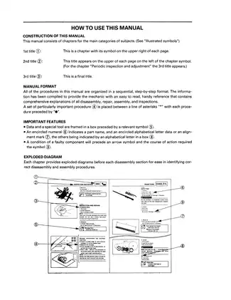 1992-2007 Yamaha XT225 Serow service manual Preview image 5