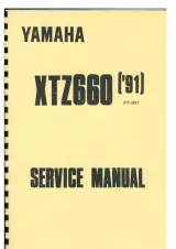 1991–1999 Yamaha XTZ660 Service Manual (P/N 3YF-ME1) – preview page 1