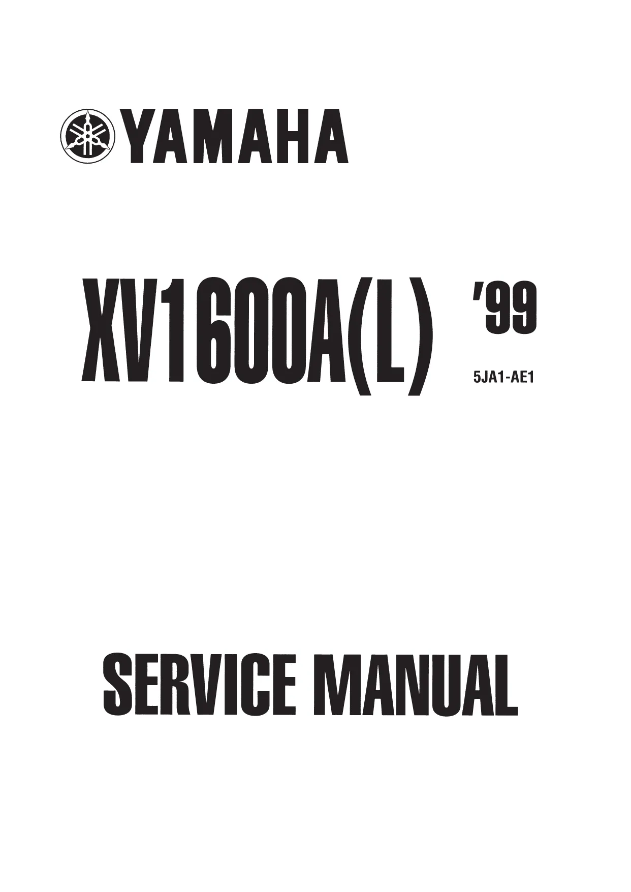 1999-2003 Yamaha XV1600, XV16 Road Star service manual Preview image 1