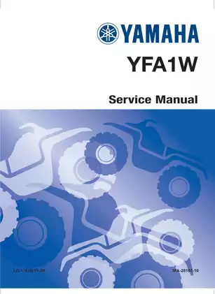 1989-2004 Yamaha YFA1W 125 Breeze service manual Preview image 1
