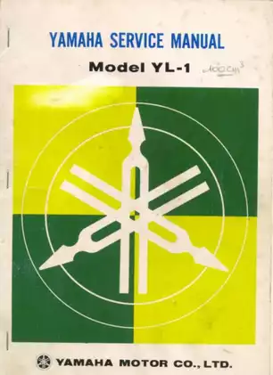 1966-1972 Yamaha YL-1 service manual